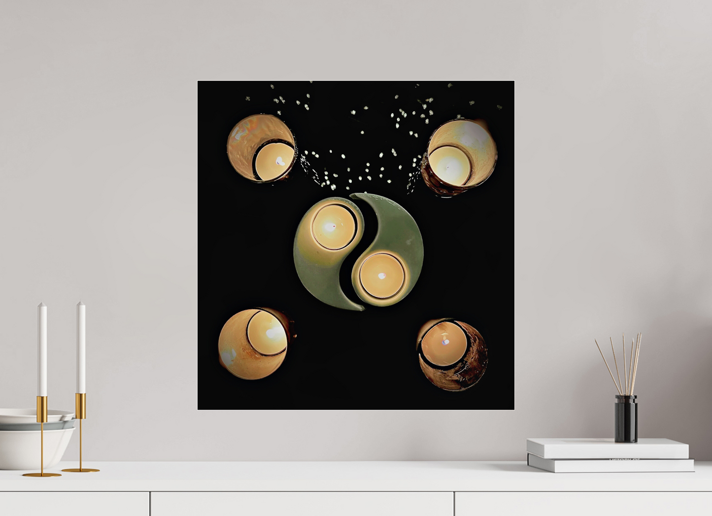 Yin et Yang incandescents