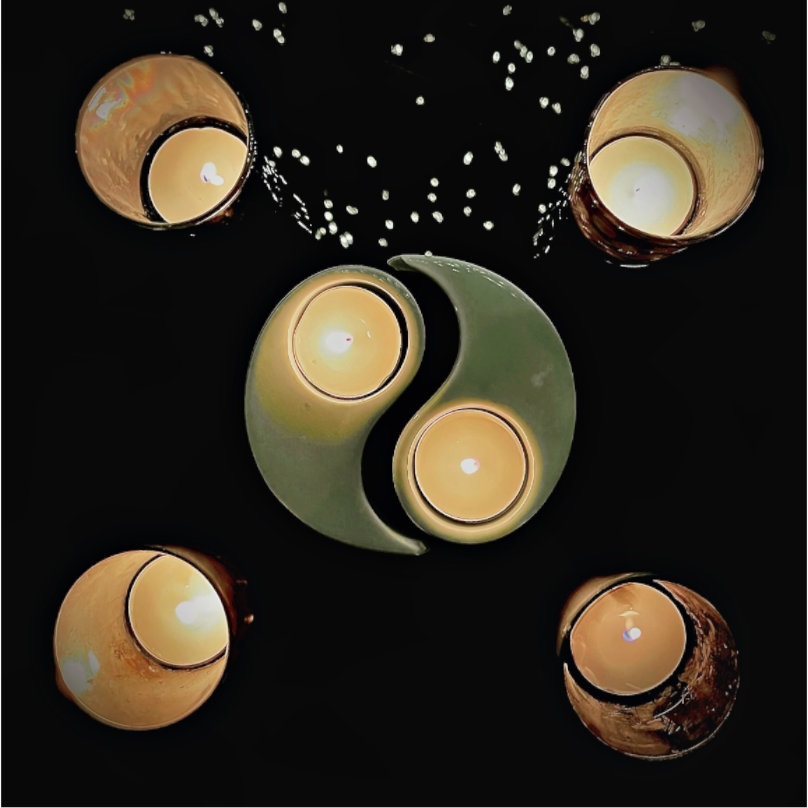 Yin et Yang incandescents