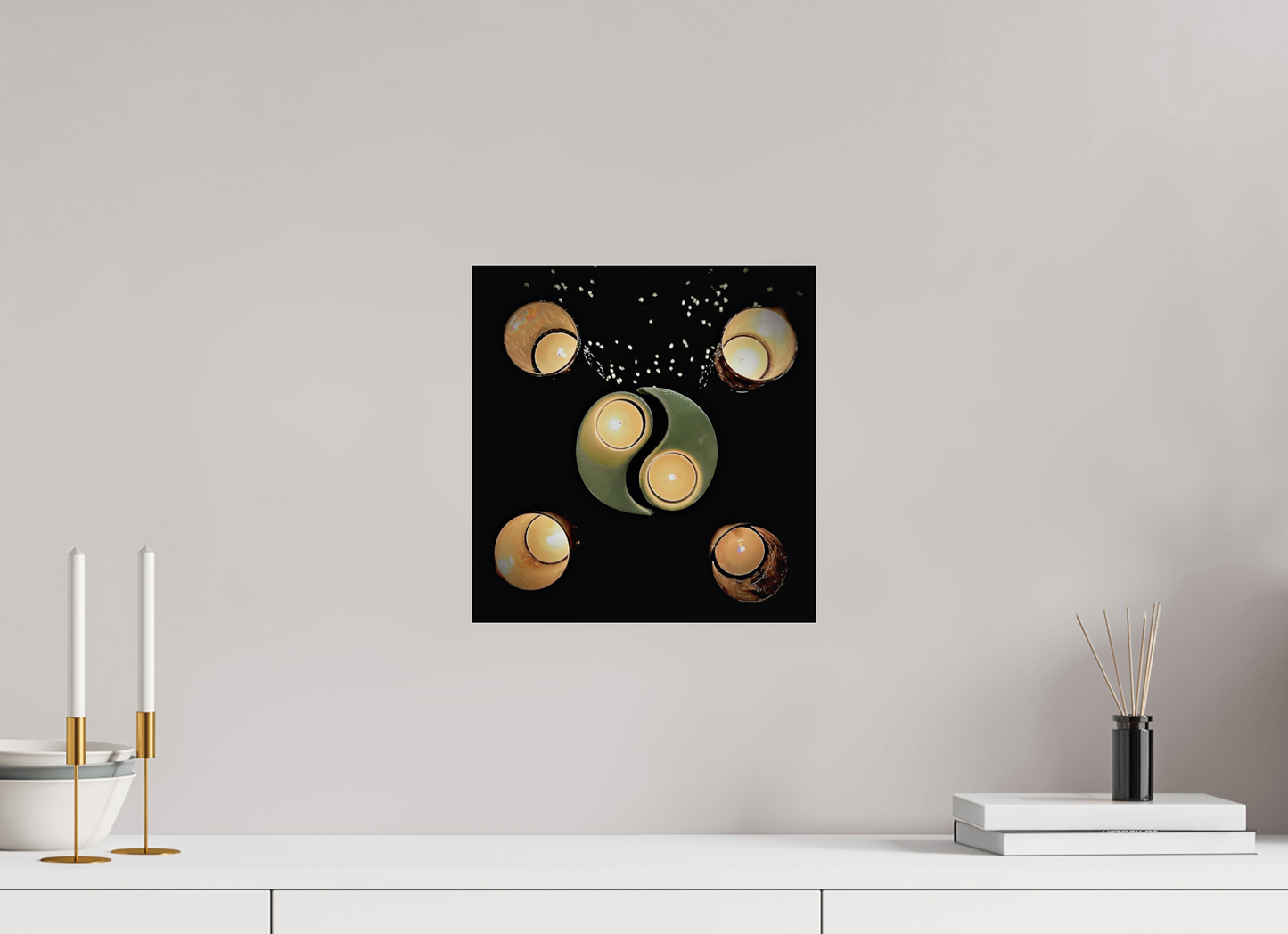 Yin et Yang incandescents