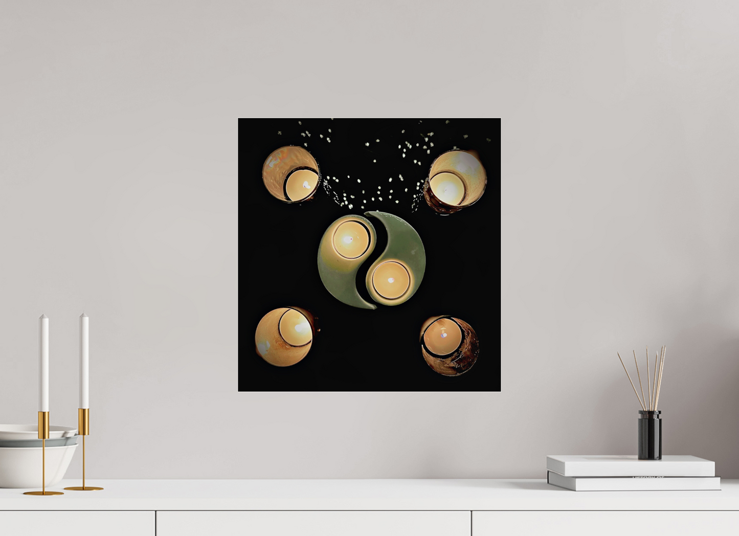 Yin et Yang incandescents